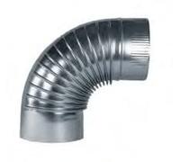 EXOJO - Codo Estufa Galvanizado 90º Exojo 90 Mm