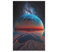 ExoPlanet Kepler Rompecabezas de madera, 1000 piezas, juegos de ajos para adultos, adolescentes, puzles imposibles, decoración para habitación infantil, 78 x 53 cm