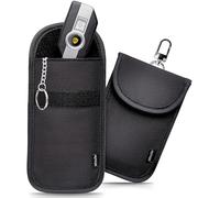 EXOSFER - Bolsa Faraday Antirrobo Coche para Llave Keyless - Bloque Señal RFID - Protección Telepeaje - Anti Pirataje Electrónico - Tejido Ripstop (2 Fundas Medium)
