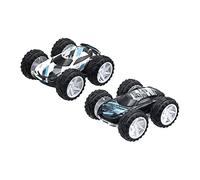 Exost Jump Mega Pack, Coches retráctiles, Incluye Accesorios de obstáculos, la Caja se Convierte en rampa de Lanzamiento, Bizak (62000624-1)