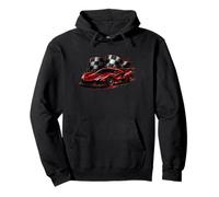Exotic Car Racing Turbo Race Speed Flag Kids Boys Mens Sudadera con Capucha