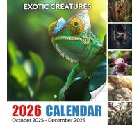 Exotic Creatures Calendar 2026: Journey into the mysterious and extraordinary wildlife beyond the ordinary