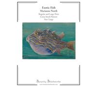Exotic Fish Cross Stitch Pattern - Marianne North - Large Size Edition: Regular and Large Print Cross Stitch Pattern
