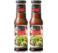 EXOTIC FOOD Aderezo de cacahuetes para ensalada, 250 ml (Paquete de 2)