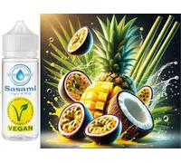 Exotic Paradise Punch - piña maracuyá coco hierba de limón aroma - Vegano - Sasami - 100ml