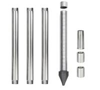 ExoticaBlend Kit de Pozo con Punta Filtrante de 1-1/4", Punta de Acero Inoxidable de 36", Malla Reforzada de Calibre 60, Tuberías de Hierro Galvanizado Nowaterpump-4m