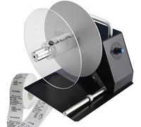 ExoticaBlend Rebobinador de Etiquetas de 180 mm, rebobinador automático de Etiquetas, Velocidad Ajustable, máquina Sincronizada con la Impresora, Apto for Todo Tipo de impresoras