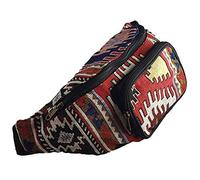 Exoticolours - Riñonera/Bandolera Mujer/Hombre Tela Estampada Hippie Étnica Rasta Urban Talla única Multicolor