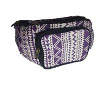 Exoticolours - Riñonera/Bandolera Mujer/Hombre Tela Estampada Hippie Étnica Rasta Urban Talla única Violeta