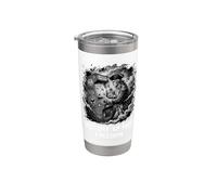 EXP DE LA VICTORIA Y LA LIBERTAD George Washington Gamer divertido Vaso térmico de acero inoxidable de doble pared