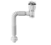 Expandable Bathroom Drain Pipe - Flexible Anti Odor Sink Hose, Adjustable Connection | Wash Basin Drain System Device, Seamless Flow Solution For Kitchen Bathroom Sink Plumbing Accessories