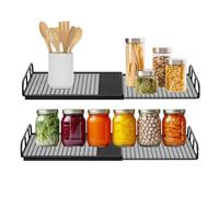 Expandable Closet Shelf | 15-24.4inch Adjustable No Drill Metal Bracket