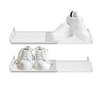 Expandable Closet Shelf | 15-24.4inch Adjustable No Drill Metal Bracket