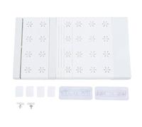 Expandable Closet Tension Shelf Punch 20KG Full Coverage Adjustable Wardrobe Dividers No Drilling Easy Installation Durable Steel ABS PP Material Multifunctional Storage (Expandable Length 31-42cm /