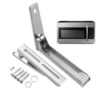 Expandable Microwave Oven Shelf, Stainless Steel Foldable Shelf