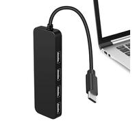 Expander DE Porto USB PORTAPTOP-Adaptador multifunción 4-en-1, ENCUNDO DE Datos Plug y Play, Portable Ligero | Accesorio de conexión para computadora, Cuaderno, Unidad Externa, Oficina, Uso de Viajes