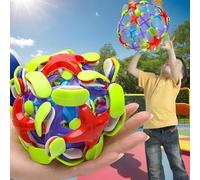 Expanding Ball Toy Sphere - ABS, 7.68x7.68in Magic Breathing Ball | Expandable Fidget Toy For Boys and Girls, Party Props, Outdoor Play, Motor Skills, Flexibility, Stress Relief