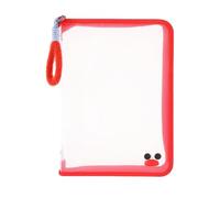 Expanding File Folder - Transparent Envelope Organizer, Document Wallet Storage, Sturdy Waterproof Build, Spacious Capacity Design | Button Closure Secure System, Lightweight Portable Accessory