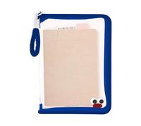 Expanding File Folder - Transparent Envelope Organizer, Document Wallet Storage, Sturdy Waterproof Build, Spacious Capacity Design | Button Closure Secure System, Lightweight Portable Accessory