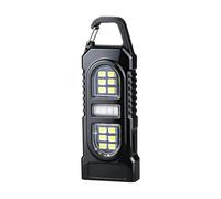 Expansive Flood Beam Coverage: This keychain flashlight produces a wide bea