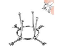 Expansor anal de metal esparcidor vaginal dilatador anal ajustable juguetes sexuales anales espéculo de metal estiramiento anal vaginal dilatación anal tapón anal para mujeres y hombres