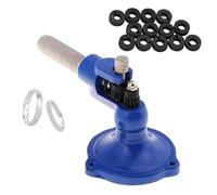 Expansor de Anillos Manual, Ensanchador y Alargador de Anillos con Mango Antideslizante, Herramienta de Ajuste de Tamaño de Anillos con 13 Troqueles, Herramienta para Moldear Joyas