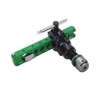 Expansor de Cono Excéntrico Universal 45 Grados 2 en 1 Herramienta de Abocardado de Tuberías de Trinquete con Función de Taladro Manual para Tuberías de Aluminio de Cobre 1/4 Pulg. 5/16 Pulg. 3/8 Pulg
