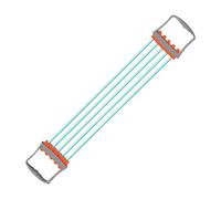 Expansor de pecho - 63 x 10,5 x 2,5 cm pecho practicante | 5 muelles de potencia ajustable Twisterr | Entrenador de brazo de fitness y bandas elásticas | Recuperador de mano para entrenamiento de