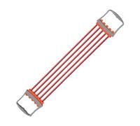 Expansor de pecho - 63 x 10,5 x 2,5 cm pecho practicante | 5 muelles de potencia ajustable Twisterr | Entrenador de brazo de fitness y bandas elásticas | Recuperador de mano para entrenamiento de