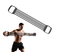 Expansor de Pecho Ajustable con 5 Trenes para Pecho, Brazos y Hombros | Gomas Elasticas Musculacion Profesional, Brazo Del Músculo Ejercitador, Cintas para Gimnasia para Entrenamiento y Físico