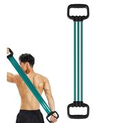 Expansor de pecho - Dispositivo de estiramiento de brazos ajustable de seis tubos, ejercitador de banda de resistencia, cuerda de tensión de hombro, equipo de entrenamiento de fuerza, herramienta de