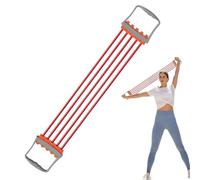 Expansor de pecho para hombre, 5 resortes, ajustable, ejercitador de brazos, bandas elásticas, estirador de mano, dispositivo de entrenamiento de brazos para mujeres y hombres, gimnasio en casa