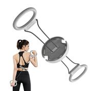 Expansor de Pecho | Volante de Inercia Giratorio y Plegable con Mango Antideslizante,Ejercitador de Brazos para Expansión de Pecho | para Gimnasio Hogar Viajes Unisex y Entrenamiento Muscular