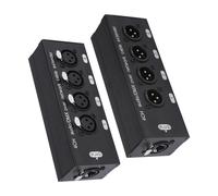 Expansor de puerto de sonido profesional pequeño de 4 canales XLR a través de cable de Internet blindado. Fácil de transportar para una señal