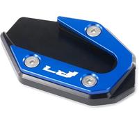 Expansor de soporte Extensión lateral del pie de apoyo para motocicletas, soporte de almohadilla de ampliación, placa de almohadilla de apoyo para Yamaha YZF R3 YZF-R3(1)