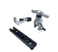 Expansor de tubos, Expansor de tubo excéntrico de una sola férula de 6 orificios for aire acondicionado, tubo de cobre, kit de herramientas de abocardado excéntrico de boca acampanada(Metric 8mm)