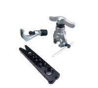 Expansor de tubos, Expansor de tubo excéntrico de una sola férula de 6 orificios for aire acondicionado, tubo de cobre, kit de herramientas de abocardado excéntrico de boca acampanada(British system)