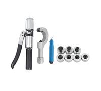 Expansor de tubos hidráulico CT-300, kit herramientas prensado 7 palancas 3/8 a 1-1/8 pulgadas con cortador y herramienta desbarbadora,Alta durabilidad