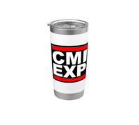 Expatriado en Chiang Mai Tailandia CMI EXP Nómada Digital Vaso térmico de acero inoxidable de doble pared