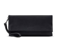 Expatrié Bolsa de Mano Negro - Carteras de Mano Clutches Embrague Marie” para Mujer Cuero Falso - Cuero PU Versátil Pliegue Mochila de Hombro para Mujer - Elegante Bolso de Embrague y de Hombro negra