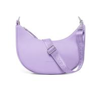 Expatrié Bolso Bandolera Mujer Morado - Lea Small - Half Moon Bag - Riñonera de Media Luna - Bolso de Hombro Redondo de Piel Vegana - Repelente al Agua