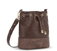 Expatrié Bolso Bandolera para Mujer Marron - Sarah Small - Pequeño Bolso de Hombro Elegante - Casual Crossbody Bag para Uso Diario - Bolsos de Mano Mujeres - Cuero Vegano
