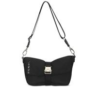 Expatrié Bolso Bandolera para Mujer Negro - Bobby - Bolsa de Mano Acolchado de Nylon - Bolso Pequeño con Hebilla y Cremallera - Bolso Puffy de Tela - Crossbody Puffer Bag - Repelente al Agua