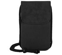 Expatrié Bolso Movil Mujer Negro - Amelie - Bolso Pequeño - Mini Bolsa Bandolera Para Ocio y Festivales - Elegante Cartera Moderna para Fundas de Móviles
