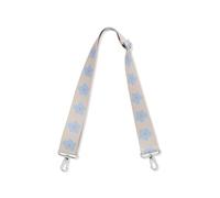 Expatrié Correa Bolso Bandolera - Jeanne Flores Azules - Correas Intercambiable Ajustable para Bolsos De Mujer - Asas para Bolso con Mosquetón - Accesorios Bolsas