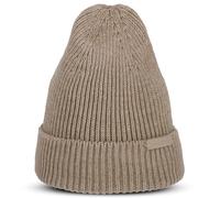 Expatrié Gorro Mujer Beige - Luna - Gorra de Punto para Otoño Invierno - Gorro de Invierno Suave y Cálido - Gorros Elegante con Estilo y Atemporal