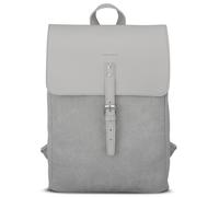 Expatrié Mochila Mujer Gris - Anouk - Pequeño Bolso Cotidiano Antirrobo - Moderna Bolsa para Viaje, Deporte y Trabajo - Bolsillo de Portátil