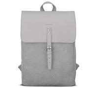 Expatrié Mochila Mujer Gris - Anouk - Pequeño Bolso Cotidiano Antirrobo - Moderna Bolsa para Viaje, Deporte y Trabajo - Bolsillo de Portátil