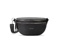 Expatrié Riñonera Mujer Negro - Alice Large - Bolso Canguro de Cuero Vegano para Festivales, Viajes y Todos los Días - Bolsa de Cintura Elegante - Repelente al Agua