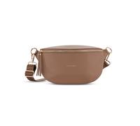 Expatrié Riñonera Mujer Marron - Alice Medium - Bolso Canguro de Cuero Vegano para Festivales, Viajes y Todos los Días - Bolsa de Cintura Elegante - Repelente al Agua